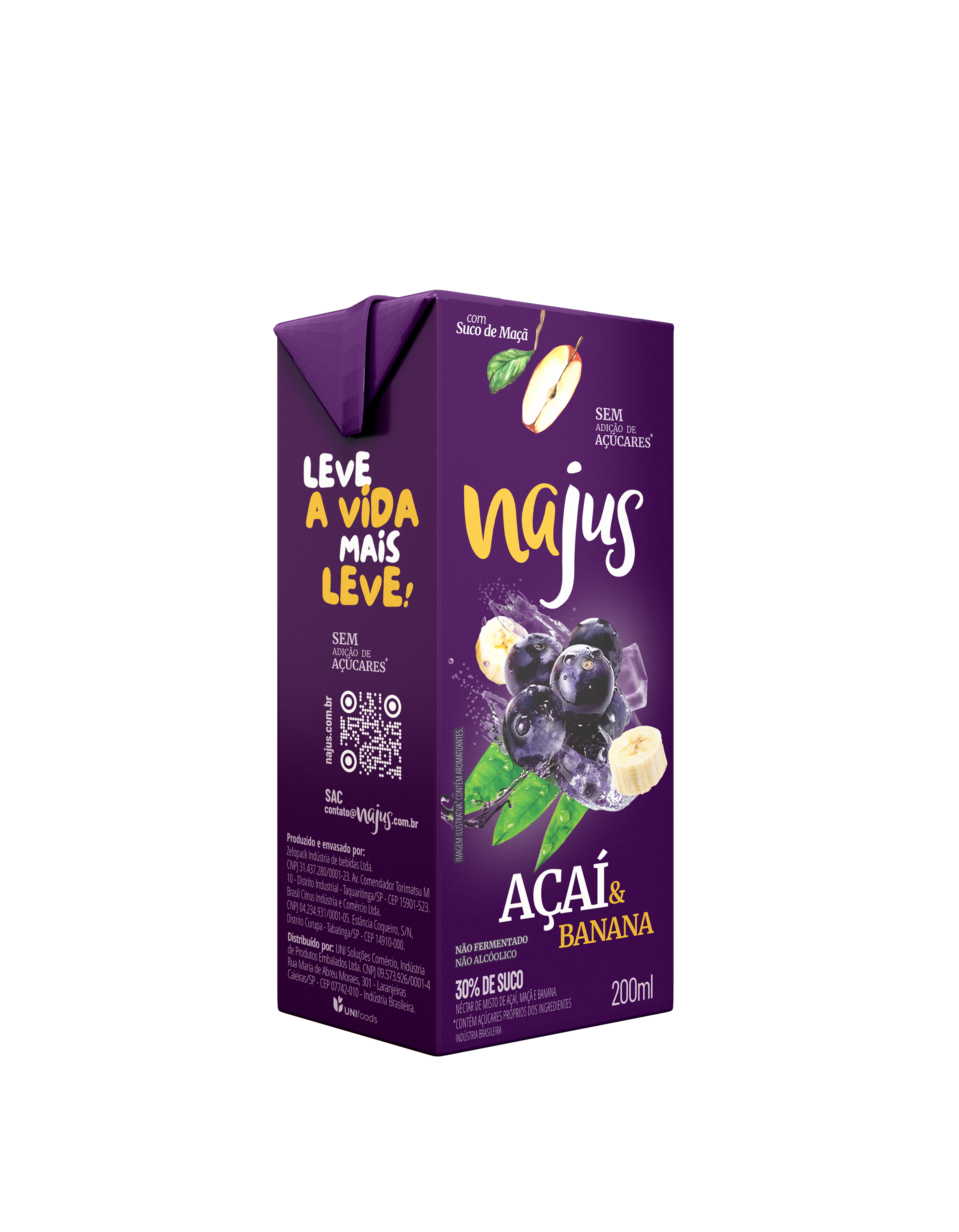 Suco Najus Açaí & Banana